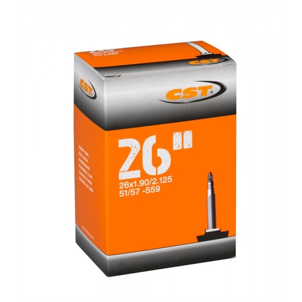 Camera d'aria CST 26 x 1,90 / 2,125 Valvola Presta 48 mm.  