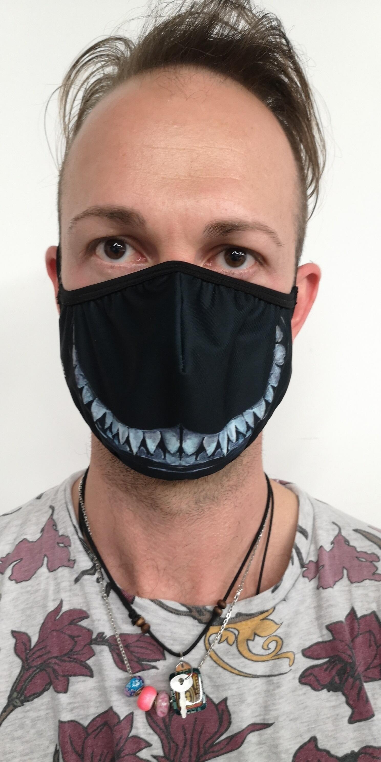 Mascherina ad uso civile / sportivo lavabile 